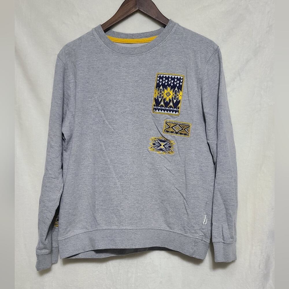 Soulstar Men's Geometric Design Sweatshirt Size M